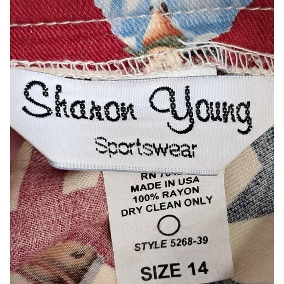 Sharon Young Cowgirl Western American Patriotic Maxi Skirt 14 Cowboy - Picture 9 of 12